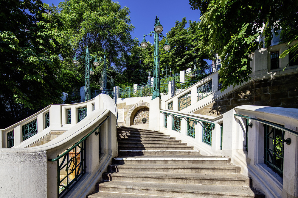 Strudlhofstiege in the 9th district of  Vienna