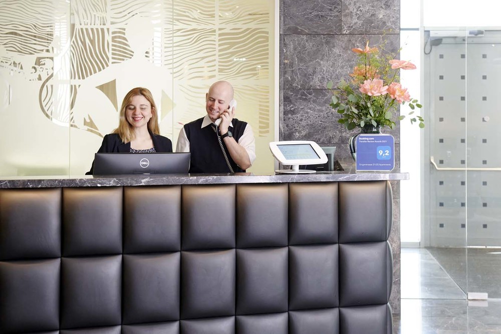 our reception team will be happy to help your 